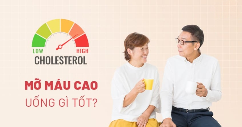 mỡ máu cao uống gì