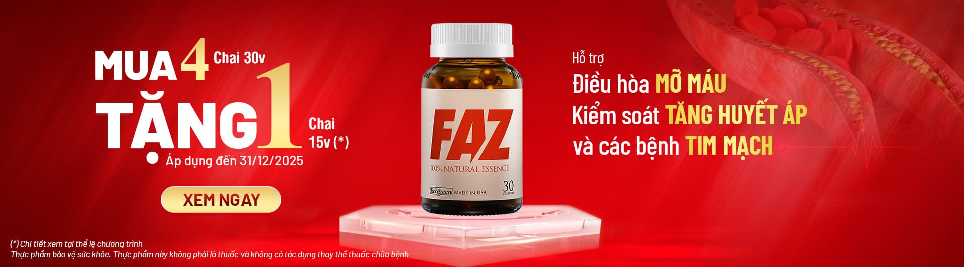 faz chương trình khuyến mãi 2025
