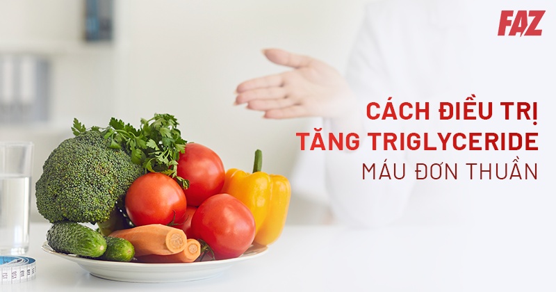 9 cách điều trị tăng Triglyceride máu đơn thuần hiệu quả và an toàn