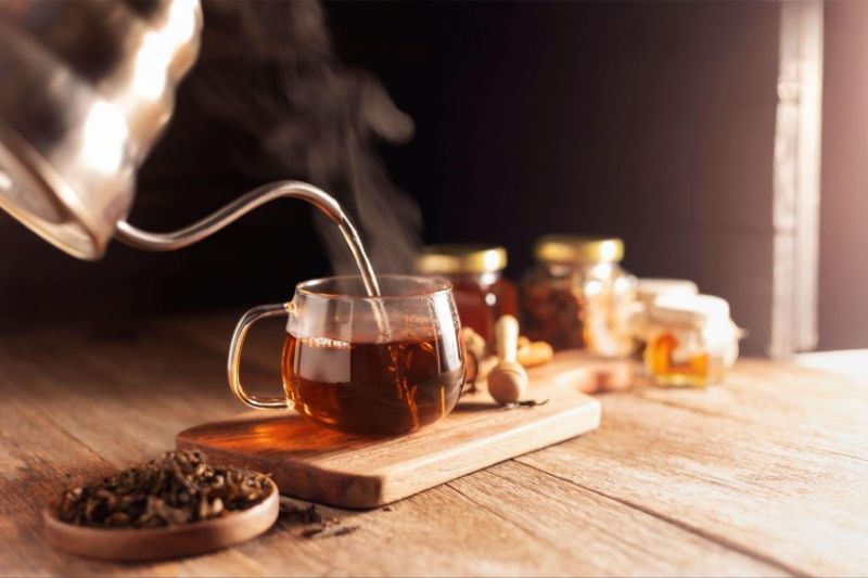 trà thảo dược giảm triglyceride