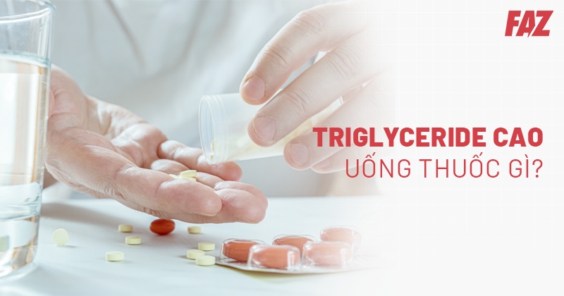Chỉ số Triglyceride cao uống thuốc gì? 5 loại thuốc tác dụng hiệu quả