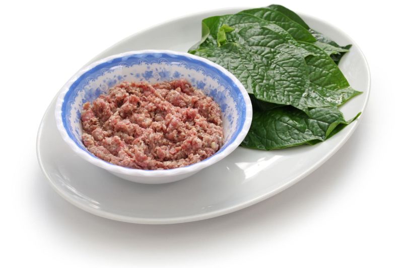 bò cuốn lá lốt là món dễ ăn cho người mỡ máu