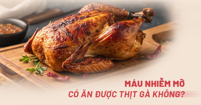 Máu nhiễm mỡ có ăn được thịt gà không? Ăn sao cho đúng?