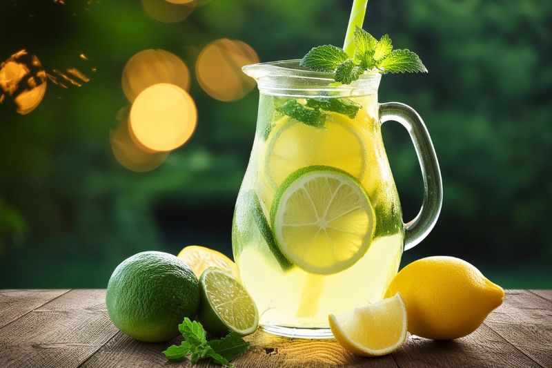 nước chanh ít đường tốt cho mỡ máu