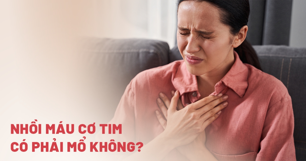 Nhồi máu cơ tim có phải mổ không? Ai nên can thiệp?
